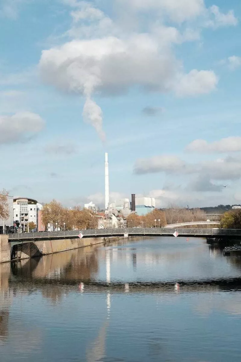 river Neckar in Stuttgart